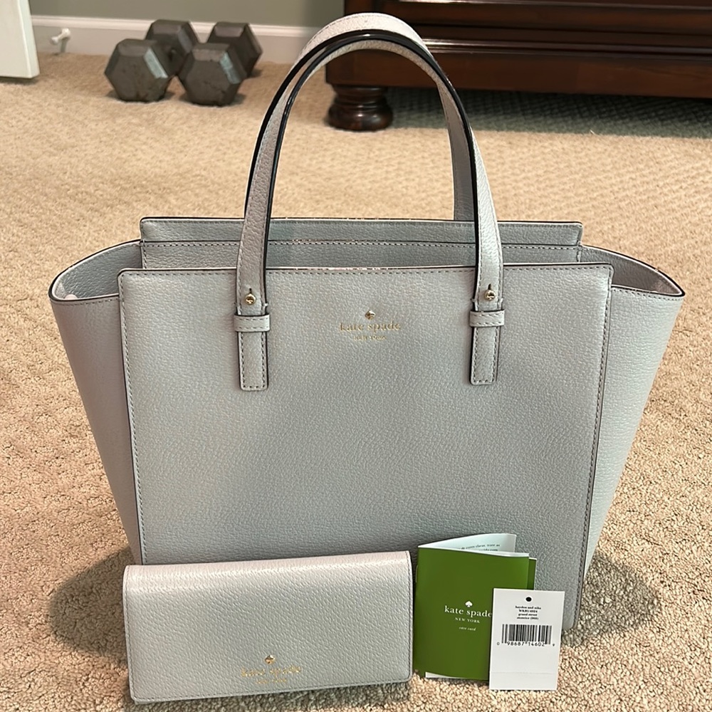 Kate Spade Grand Street Hayden bag and Nika wallet
